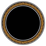 Celtic Knot Acrylic Scrying Mirror