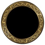Celtic Snakes Acrylic Scrying Mirror