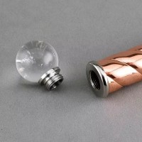 Copper Vortex Single Terminated Quartz Wand