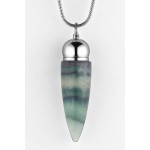 Fluorite Chamber Pendulum with Chain