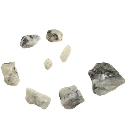 Rainbow Moonstone Raw Untumbled Stones - 1 Pound Pack