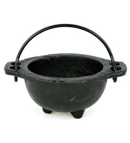 Cast Iron 3 Inch Wide Mouth Mini Cauldron