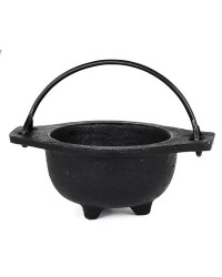 Cast Iron 3 Inch Wide Mouth Mini Cauldron