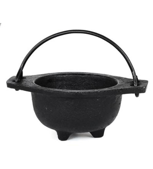 Cast Iron 3 Inch Wide Mouth Mini Cauldron