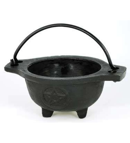 Cast Iron 3 1/2 Inch Wide Mouth Mini Cauldron