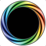 Chakra Vortex Acrylic Scrying Mirror