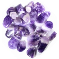 Amethyst Tumbled Stones - 1 Pound Pack