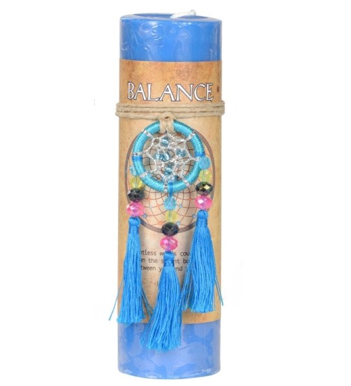 Balance Dreamcatcher Pillar Candle