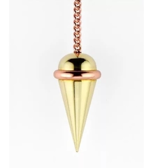 Brass Chamber Pendulum with Copper Energy Ring