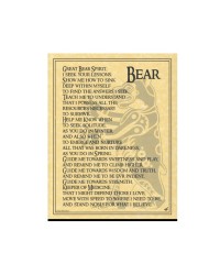 Bear Animal Spirit Parchment Poster