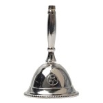 Pentacle Silver Altar Bell
