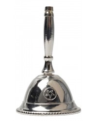 Pentacle Silver Altar Bell