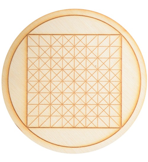 Geometric Square Crystal Grid in 3 Sizes