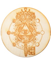 Hecate Key Moon Phase Crystal Grid