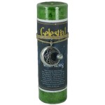 Celestial Venus Rising Spell Candle with Amulet Pendant