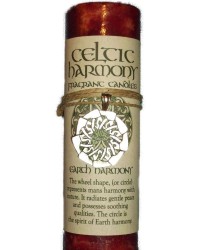 Celtic Harmony Earth Harmony Candle with Pendant