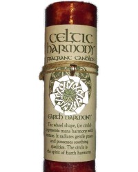 Celtic Harmony Earth Harmony Candle with Pendant