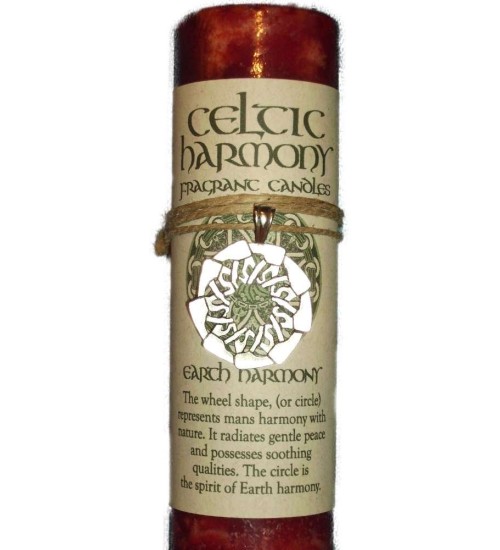 Celtic Harmony Earth Harmony Candle with Pendant