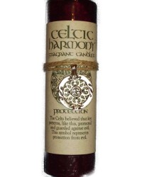 Celtic Harmony Protection Candle with Pendant