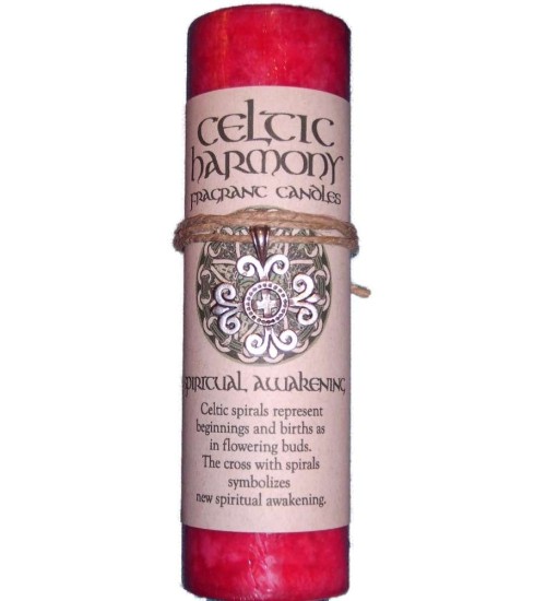 Celtic Harmony Spiritual Awakening Candle with Pendant