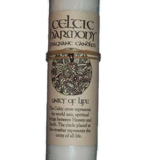 Celtic Harmony Unity of Life Candle with Pendant