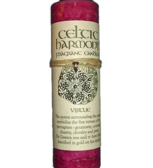 Celtic Harmony Virtue Candle with Pendant