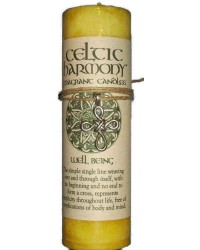 Celtic Harmony Well Being Candle with Pendant