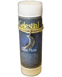 Celtic Moon Celestial Spell Candle with Amulet Pendant