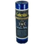 Celestial Crescents Rising Spell Candle with Amulet Pendant