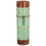 Goddess Earth and Sky Spell Candle with Amulet Pendant