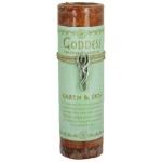 Goddess Earth and Sky Spell Candle with Amulet Pendant