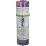 Goddess Meditation Spell Candle with Amulet Pendant