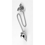 Celtic Teardrop Stainless Steel Pendulum