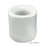 White Mini Taper Candle Holder