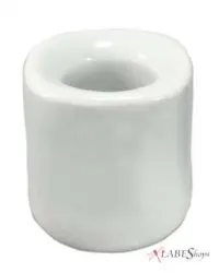 White Mini Taper Candle Holder
