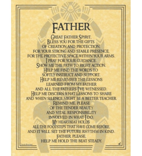 Great Father Spirit Parchment Poster