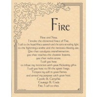 Element of Fire Parchment Poster