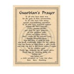 Guardians Prayer Parchment Poster