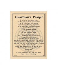Guardians Prayer Parchment Poster