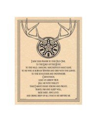 Horned Lord Parchment Poster
