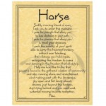 Horse Spirit Prayer Parchment Poster