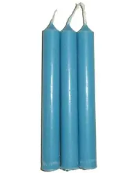 Light Blue Mini Taper Spell Candles