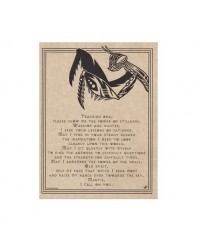 Mantis Animal Spirit Parchment Poster