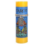 The Moon Tarot Card Candle with Pendant for Truth