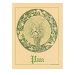 Pan Greek God Parchment Poster