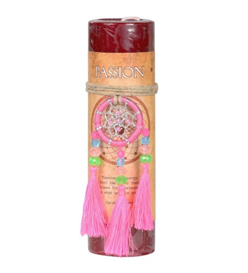 Passion Dreamcatcher Pillar Candle