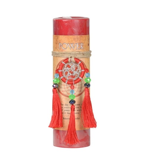 Power Dreamcatcher Pillar Candle