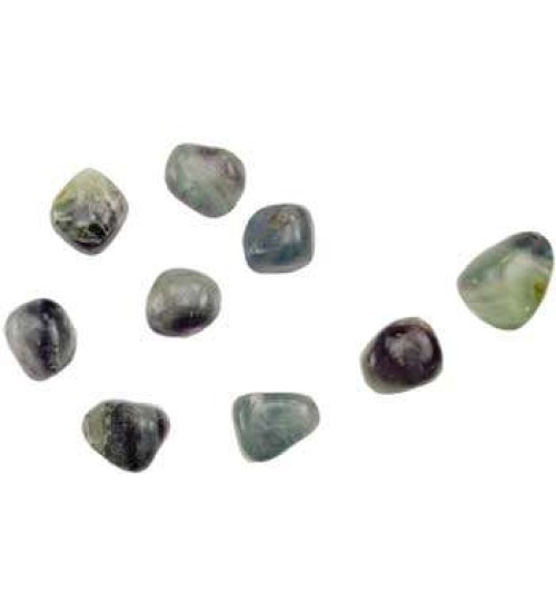 Rainbow Fluorite Tumbled Stones - 1 Pound Pack