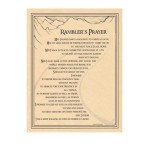 Ramblers Prayer Parchment Poster