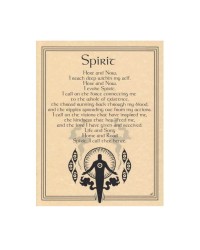 Element of Spirit Parchment Poster